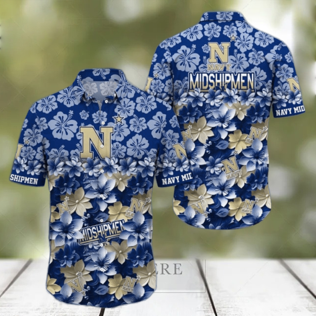 Navy Midshipmen NCAA3 Hawaiian Shirt Trending Summer Navy Midshipmen NCAA3 Hawaiian Shirt Trending Summer