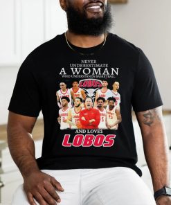 Never Underestimate A Woman Who Understand Basketball And Loves New Mexico Lobos Shirt