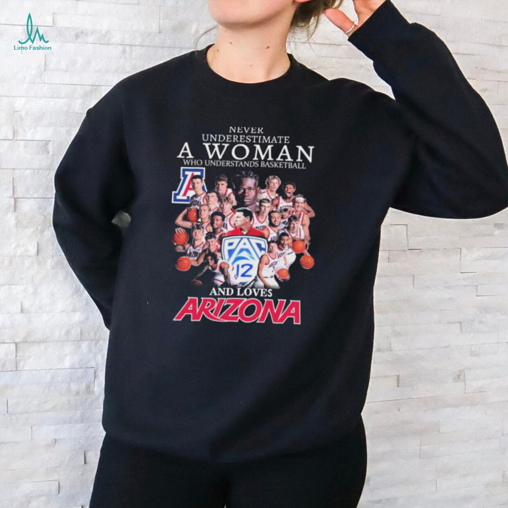 Never Underestimate A Woman Who Understands Basketball And Loves Arizona Wildcats Men’s Basketball Signatures Shirt Never Underestimate A Woman Who Understands Basketball And Loves Arizona Wildcats Men’s Basketball Signatures Shirt