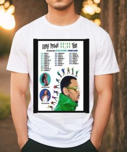 New Chris Brown 1111 Tour 2024 Poster Shirt