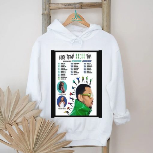 New Chris Brown 1111 Tour 2024 Poster Shirt