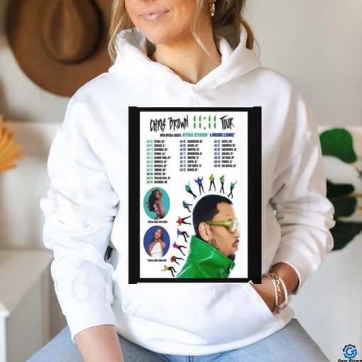 New Chris Brown 1111 Tour 2024 Poster Shirt