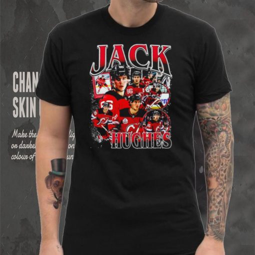 New Jersey Devils Jack Hughes professional ice hockey player honors shirt