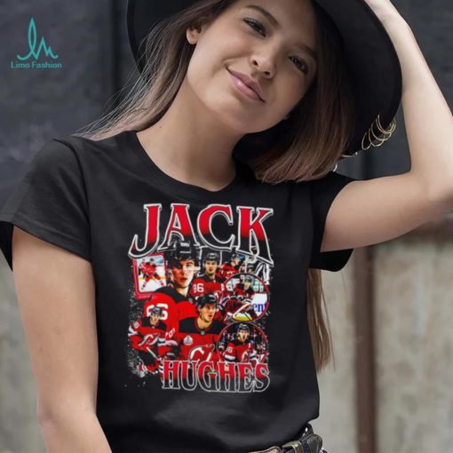 New Jersey Devils Jack Hughes professional ice hockey player honors shirt