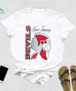 New Jersey Devils ice hockey helmet logo shirt