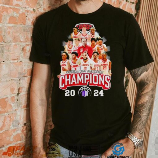 New Mexico Lobos Mountain West Tournament Champions 2024 shirt