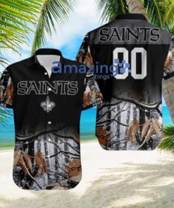 New Orleans Saints NFL Team Deer Hunting Pattern Hawaiian Shirt Trending Summer Aloha Best Gift Fans