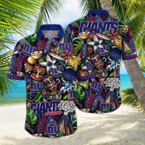 New York Giants NFL Flower Hawaii Shirt And Tshirt For Fans