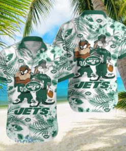 New York Jets Hawaiian Shirt Taz and Bugs For NFL Team