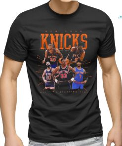 New York Knicks All Time Starting Five shirt, hoodie, sweater, long sleeve and tank top New York Knicks All Time Starting Five shirt