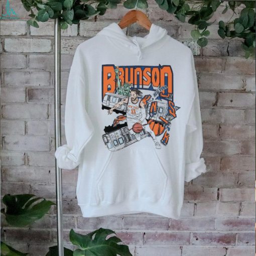 New York Knicks Jalen Brunson bus accident shirt