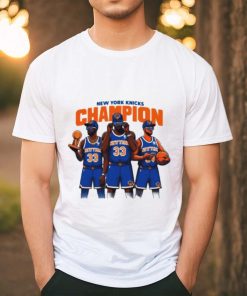 New York Knicks champion basketball cartoon shirt