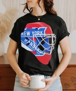 New York Rangers Helmet Hockey NHL shirt