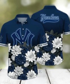 New York Yankees MLB Flower Hawaii Shirt And Tshirt For Fans