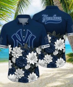 New York Yankees MLB Flower Hawaii Shirt And Tshirt For Fans