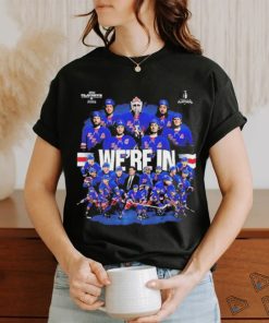 New york rangers become 1st nhl team to clinch 2024 playoff berth shirt