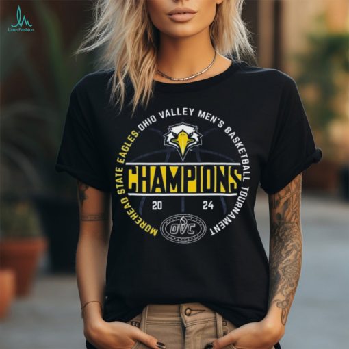 Nice morehead State Eagles Blue 84 Unisex 2024 OVC Men’s Basketball Conference Tournament Champions T Shirt