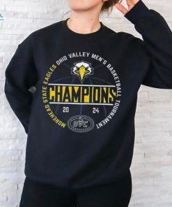 Nice morehead State Eagles Blue 84 Unisex 2024 OVC Men’s Basketball Conference Tournament Champions T Shirt
