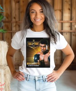 Nice muhammad Ali Black 2024 WWE Hall of Fame T Shirt