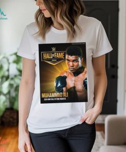 Nice muhammad Ali Black 2024 WWE Hall of Fame T Shirt