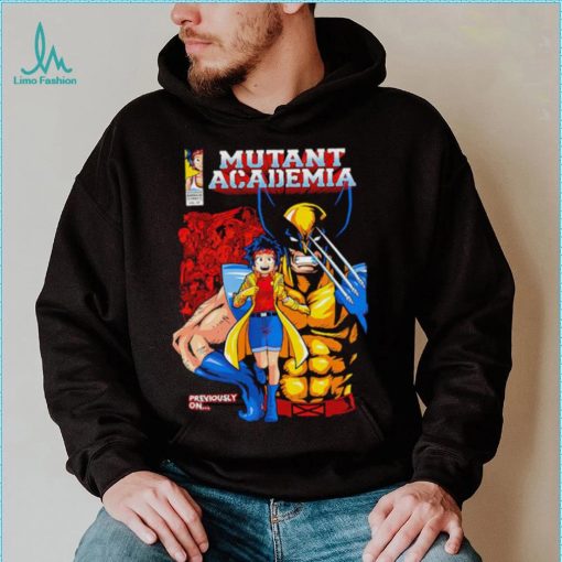 Nice mutant Academia Wolverine previously on shirt