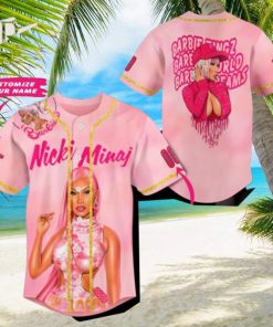 Nicki Minaj Barbie Album Custom Baseball Jersey