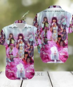 Nicki Minaj Pink Friday 2 World Tour Lighter Version Fan Gifts Hawaiian Shirt