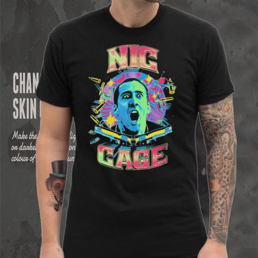 Nicolas Cage Nic Cage graphic T shirt