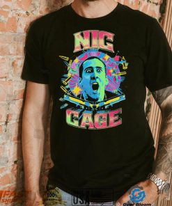 Nicolas Cage Nic Cage graphic T shirt