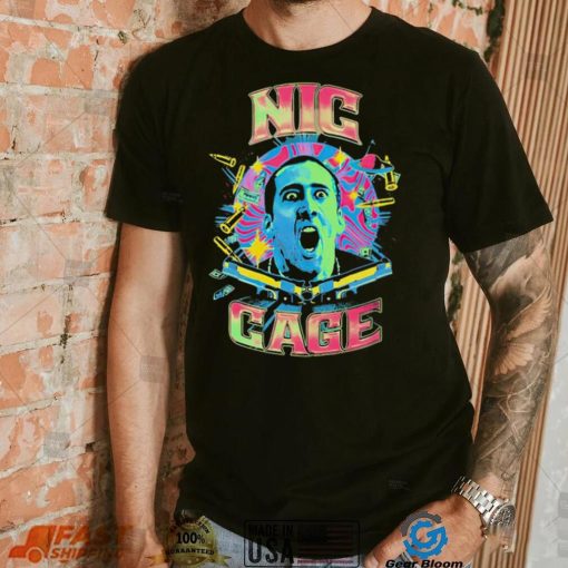 Nicolas Cage Nic Cage graphic T shirt