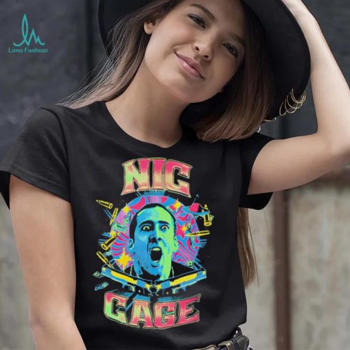 Nicolas Cage Nic Cage graphic T shirt