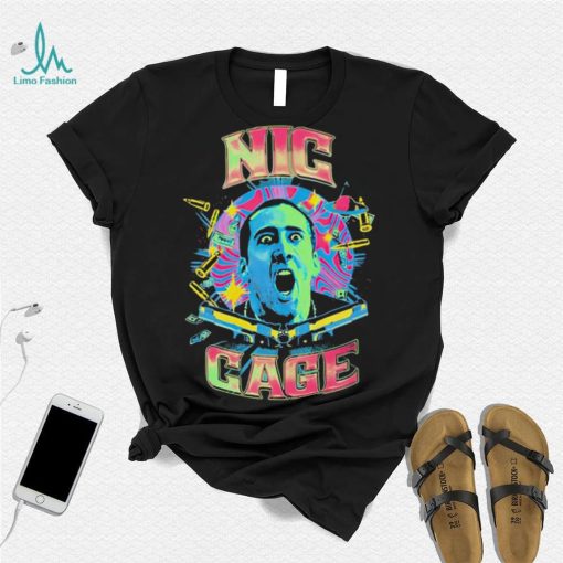 Nicolas Cage Nic Cage graphic T shirt