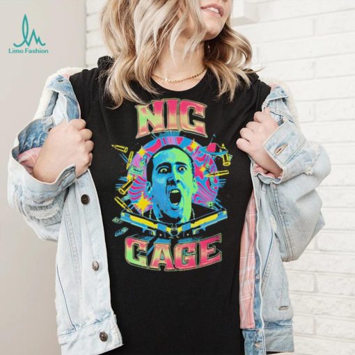 Nicolas Cage Nic Cage graphic T shirt