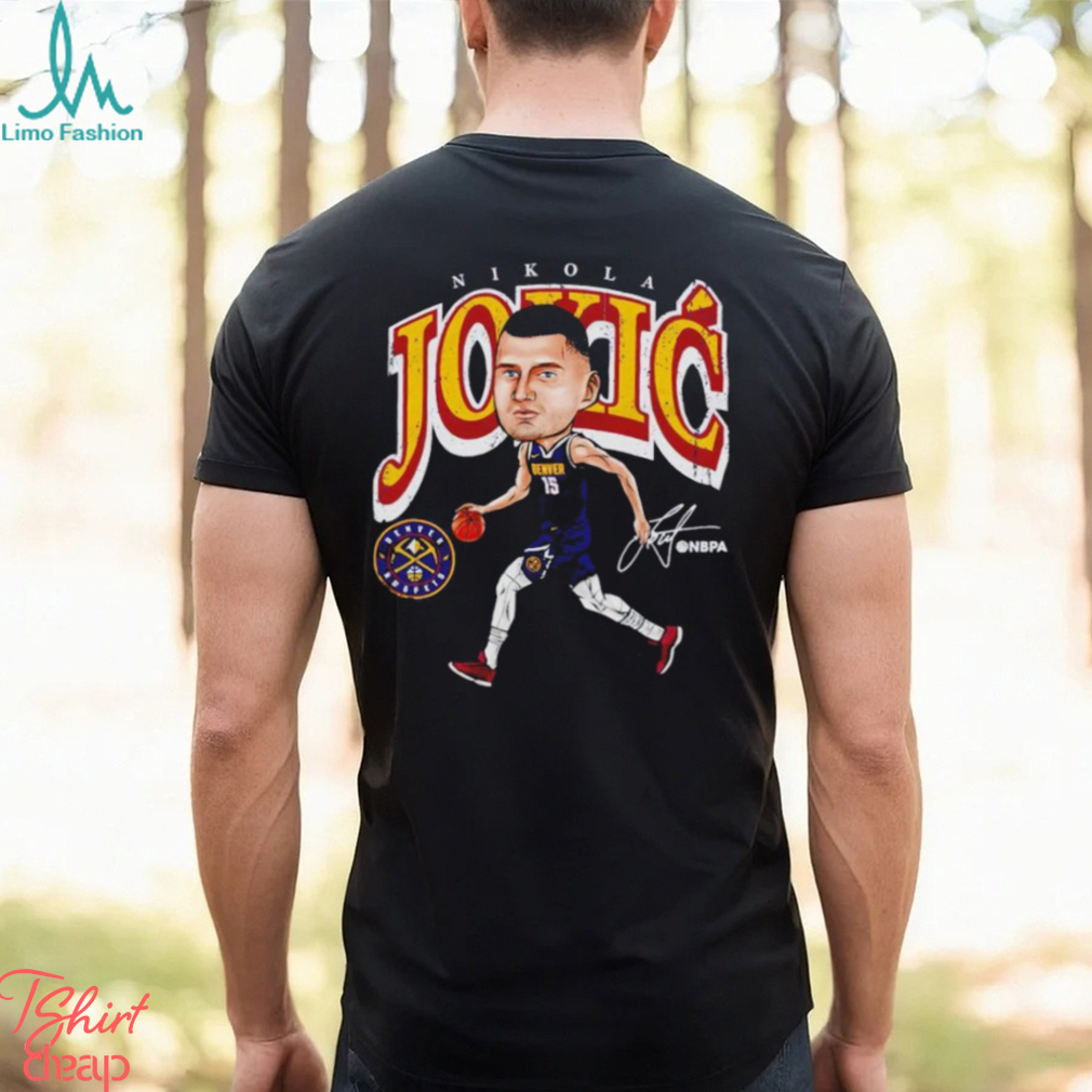 Nikola Jokic cartoon Denver Nuggets signature shirt Nikola Jokic cartoon Denver Nuggets signature shirt