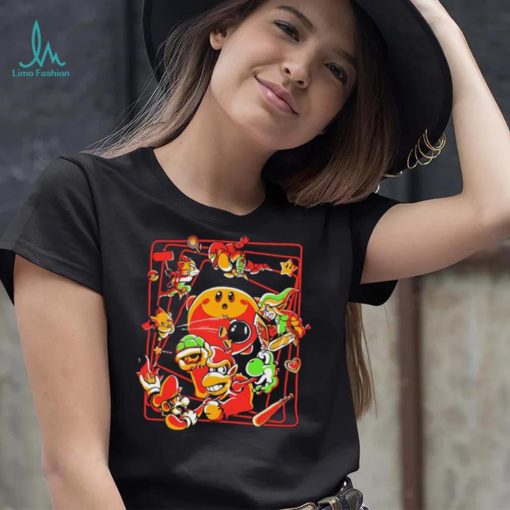 Nintendo characters smash buddies funny shirt