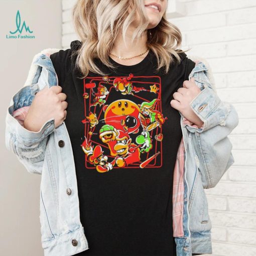 Nintendo characters smash buddies funny shirt