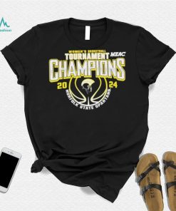 Norfolk State Spartans 2024 MEAC women’s basketball Conference Tournament Champions logo shirt