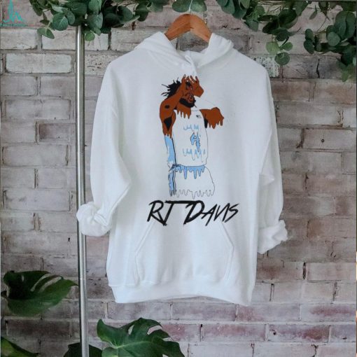 North Carolina Tar Heels RJ Davis 4 player drip shirt