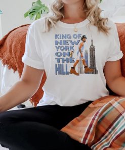 North Carolina Tar Heels RJ Davis king of New York on the hill shirt