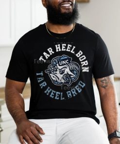 North Carolina Unc Tar Heel Born Tar Heel Bred Tee Shirt