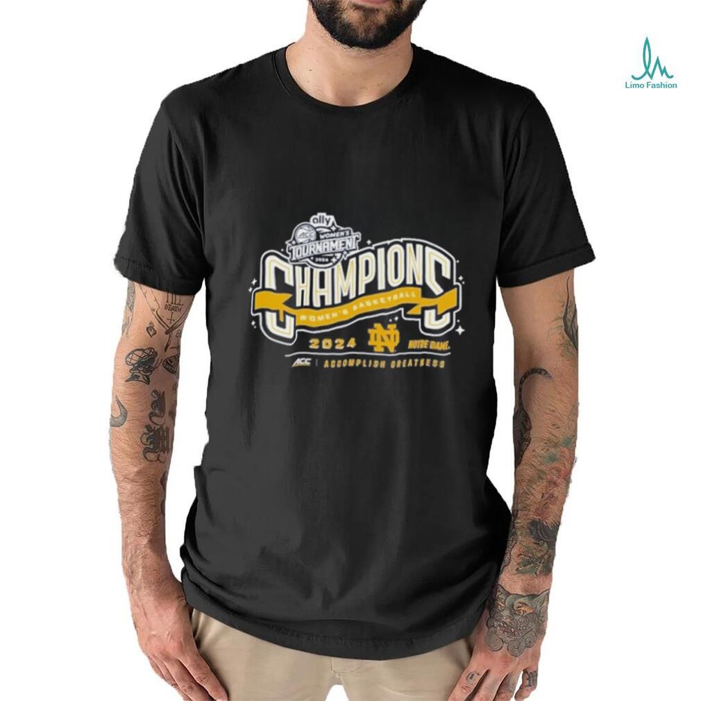Notre Dame Fighting Irish 2024 ACC Women’s Basketball Conference Tournament Champions Locker Room shirt Notre Dame Fighting Irish 2024 ACC Women’s Basketball Conference Tournament Champions Locker Room shirt