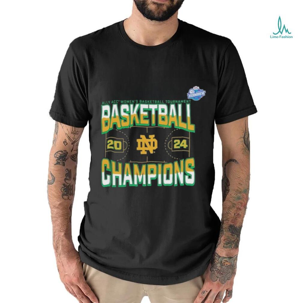 Notre Dame Fighting Irish 2024 ACC Women’s Basketball Conference Tournament Champions Three Pointer shirt Notre Dame Fighting Irish 2024 ACC Women’s Basketball Conference Tournament Champions Three Pointer shirt
