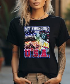 Nsfw My Pronouns Are U.S.A. t shirt