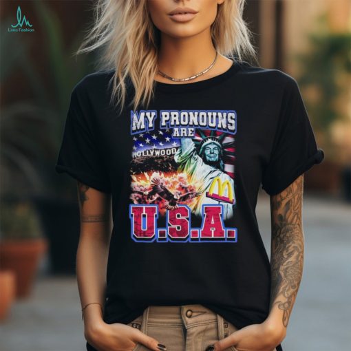 Nsfw My Pronouns Are U.S.A. t shirt