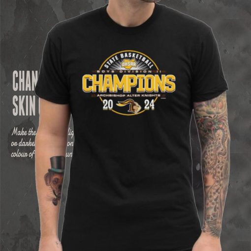 OHSAA State Basketball Boys Division II Champions Archbishop Alter Knights 2024 shirt