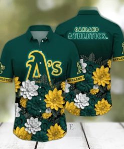 Oakland Athletics MLB Flower Hawaii Shirt And Tshirt For Fans