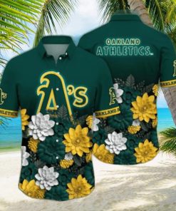 Oakland Athletics MLB Flower Hawaii Shirt And Tshirt For Fans