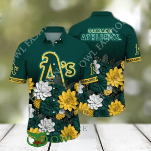 Oakland Athletics MLB Flower Summer Vibe Hawaiian Shirt