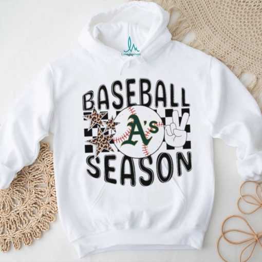 Oakland Athletics Season Baseball stars logo 2024 shirt