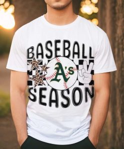 Oakland Athletics Season Baseball stars logo 2024 shirt